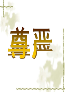 尊严(公开课)