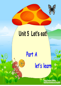 三年级上册Unit5-Lets-eat-A-lets-learn