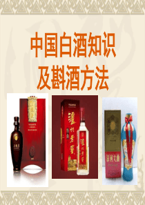 06中国白酒知识及斟酒方法