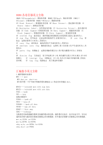 完整版8686汇编语言指令英文全名全称