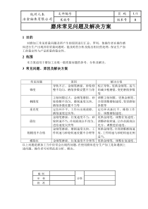 磨床常见问题及解决方案