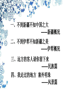 1新疆新篇章