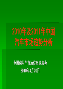 82010年中国汽车市场趋势分析