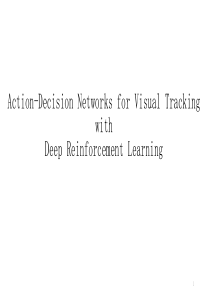 Action-Decision Networks for Visual Tracking with 