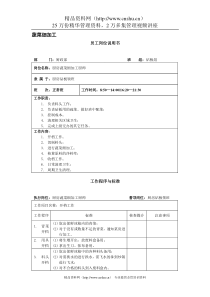 厨房蔬菜细加工厨师岗位说明书012