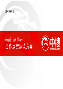 XXXX年中国兽药在线门户合作运营建议方案(ppt 85) 