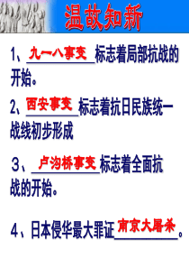 28第20课正面战场的抗战