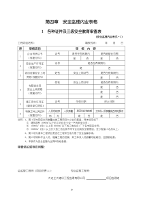 安全监理手册4-(安全监理内业表格)