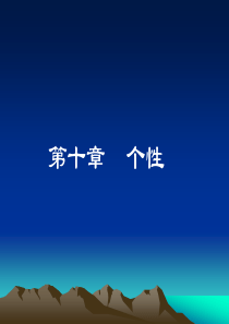 个性