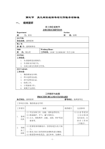 大酒店厨房部制度表格-员工岗位说明书与工作程序与