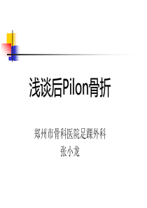 后pilon骨折