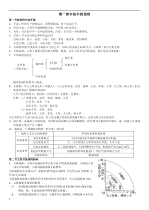 湘教版高中地理必修一知识点总结分解