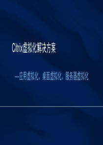 7Citrix虚拟化解决方案