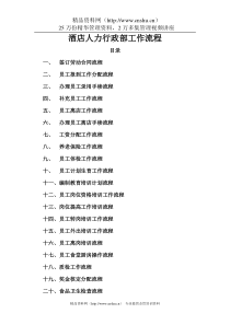 abd_1116_《某酒店人力行政部工作流程》(DOC24页)