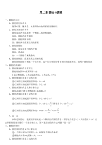 人教版六年级数学下册圆柱与圆锥知识点