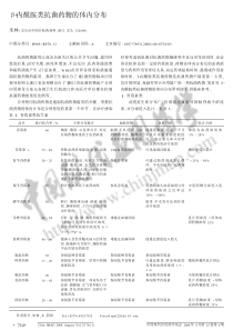 Β2内酰胺类抗菌药物的体内分布