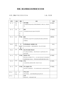 意大利餐饮文化考察团10日行程