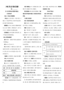 (部编新人教版秋季)八年级历史上册复习提纲