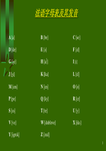 《大学法语简明教程》课件