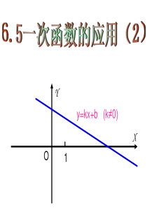 6.5 一次函数的应用(2)资料