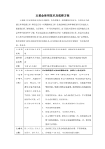 玉黄金使用技术及观察方案