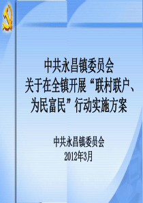 “联村联户、为民富民”行动实施方案