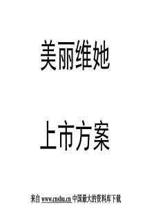 【医药连锁企业美丽维她产品上市方案】（PPT 33页）