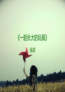 《一起长大的玩具》课件