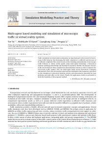 Multi agent based modeling and simulation of micro