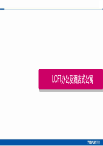 LOFT办公及酒店式公寓专题研究_32PPT