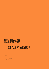 2012龙湖天街重庆成都综合体考察