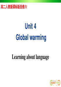 选修六unit4Learning about language