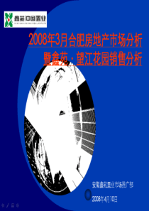 2008年3月合肥房地产市场分析报告