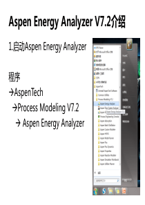 超级好的Aspen-Energy-Analyzer教程