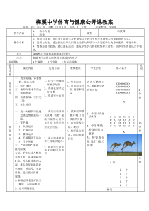 核心力量公开课教案