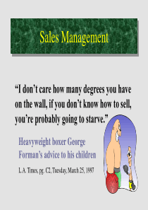 sales management