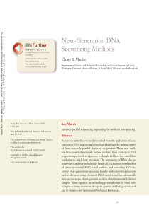 Next-generation sequencing methods