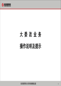 大委改业务操作说明及提示12_学习计划_计划解决方案_应用文书.ppt