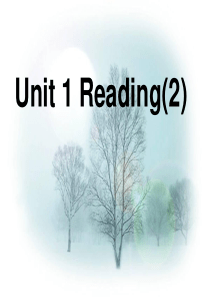 M10 U1 Reading 语言点