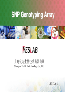 YESLAB_SNP_基因分型芯片