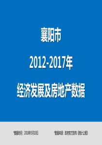 襄阳经济及房地产数据指标20180510(官网)