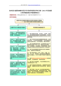 如何设计盘型电喇叭项目可行性研究报告评审方案(2013年发改委立项详细标准及甲级案例范文)