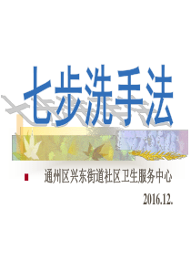 2017完美七步洗手法PPT宣教资料