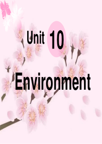 职高英语基础模块下册 Unit 10 Environment