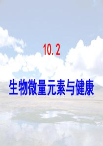 10.2生物微量元素与健康上课用