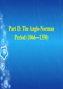 星君Part II Anglo-Norman period..