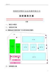 保安公司外包方案模板