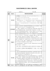 园林景观工程质量考核评分细则