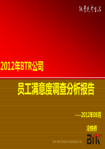 集团公司员工满意度调查报告