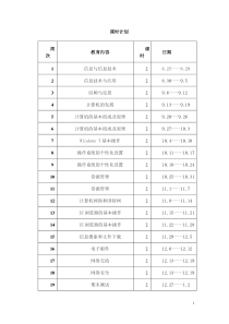 甘教版信息技术七年级上教案